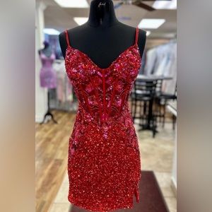 BRAND NEW NEVER WORN Sequined Homecoming Dress